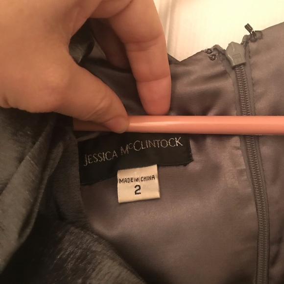 Gunmetal grey minidress - Picture 3 of 3